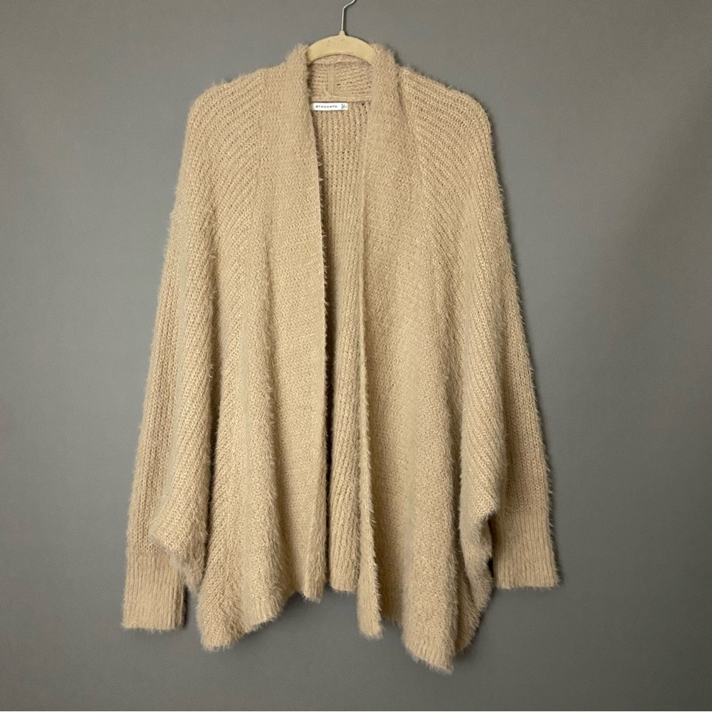 Staccato- Soft Cozy Knit Cardigan- Loose/ Oversized Fit- Dolman Sleeves -L